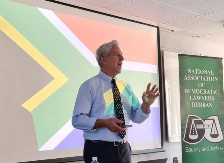 Eric Sirotkin teaching in South Africa for Ubuntuworks
